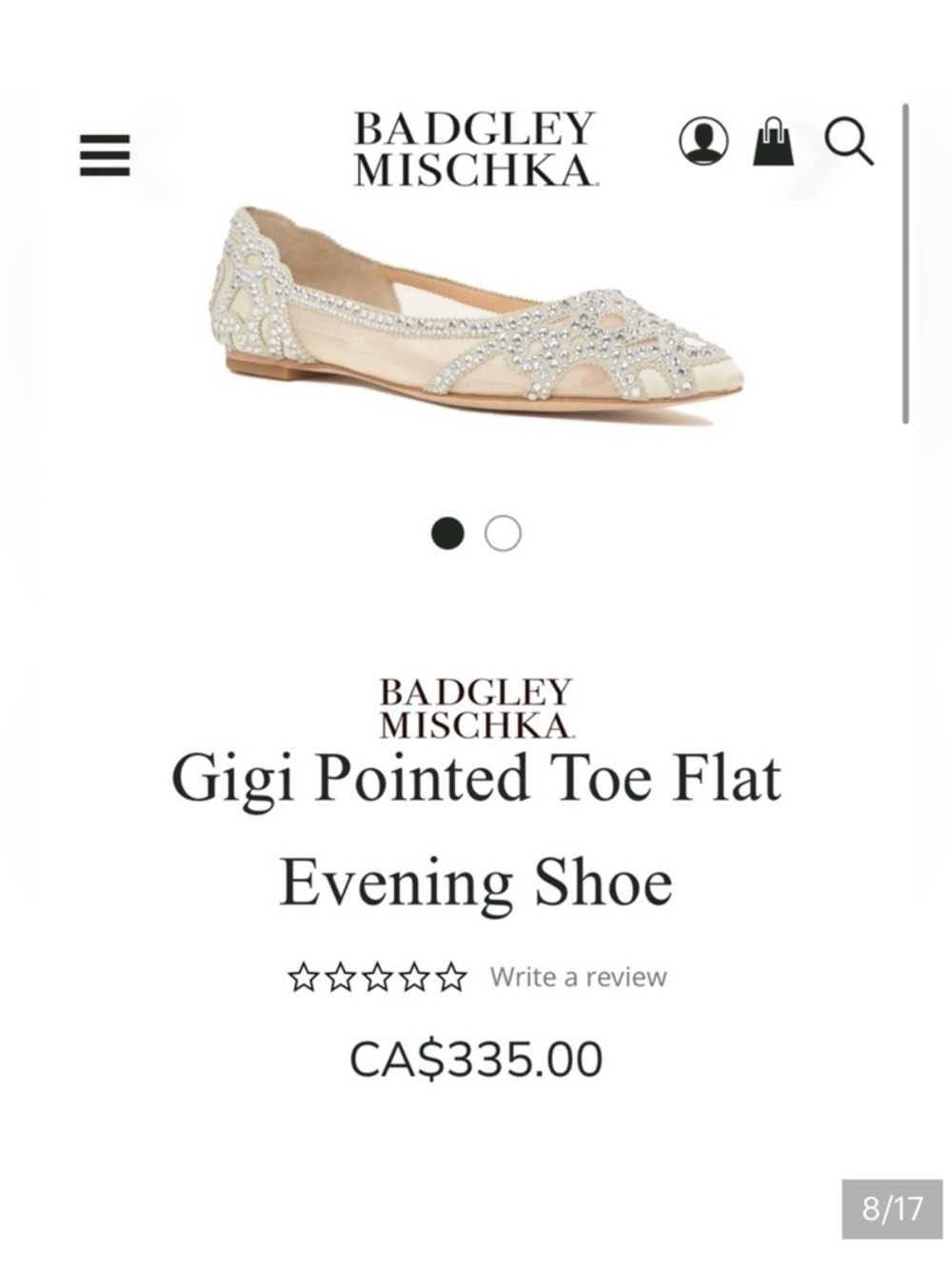 BADGLEY MISHKA GIGI POINTED TOE FLATS - Picture 2 of 10
